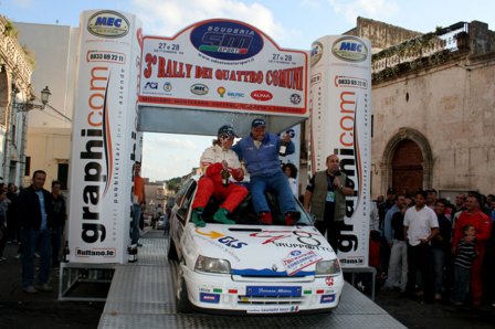 Ivan Luigi Pisacane conquista il podio più alto del Rally Team Casarano