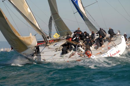 Idrusa-Calvi alla Barcolana 2008 di Trieste, tra le onde del mare per la competizione