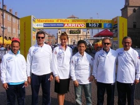 Gli atleti dellassociazione sportiva Podistica testimonial della «Giornata della Concordia