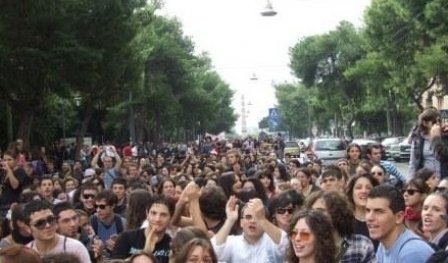 Hanno protestato oltre 7mila persone. Alta tensione  all'Ateneo di Lecce