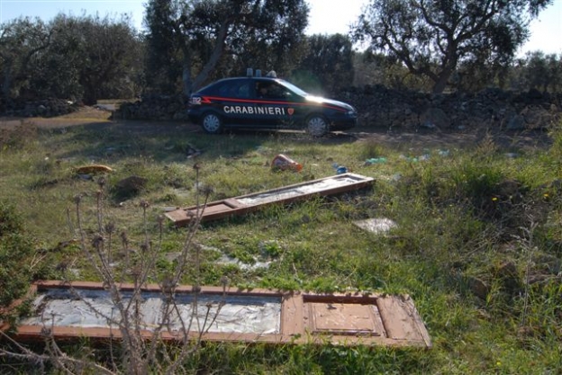 Sequestrano una discarica abusiva a Nard.