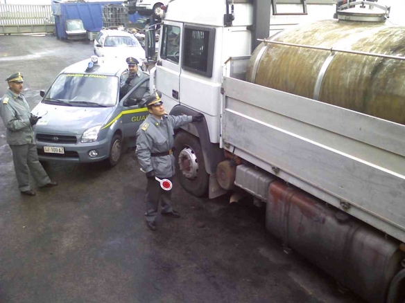 Gasolio agricolo distratto fuori lecce legge.