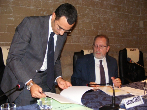 Inaugurazione del Faro di Punta Palascia ad Otranto.