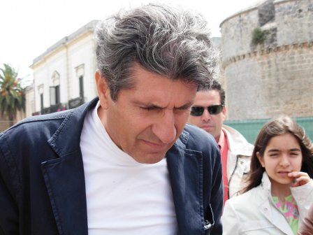 Ippoliti a Nardò con il suo «Ballando con le Stelle». Dalla tv a piazza Salandra