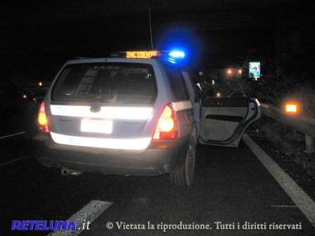 Carambola sulla strada statale 101, verso sud. Traffico inchiodato per quasi un'ora