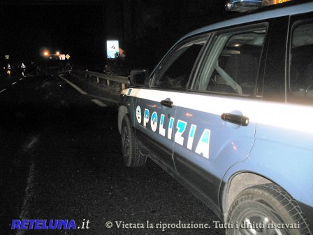 Carambola sulla strada statale 101, verso sud. Traffico inchiodato per quasi un'ora